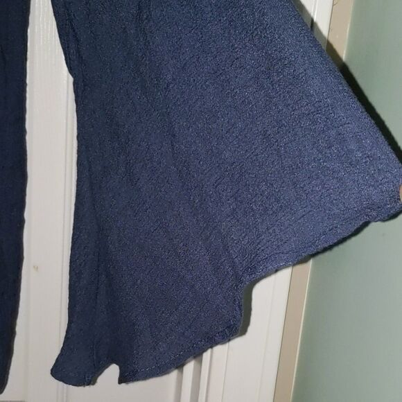 Tantrums navy Belle sleeve top Sz XXL - Picture 4 of 5